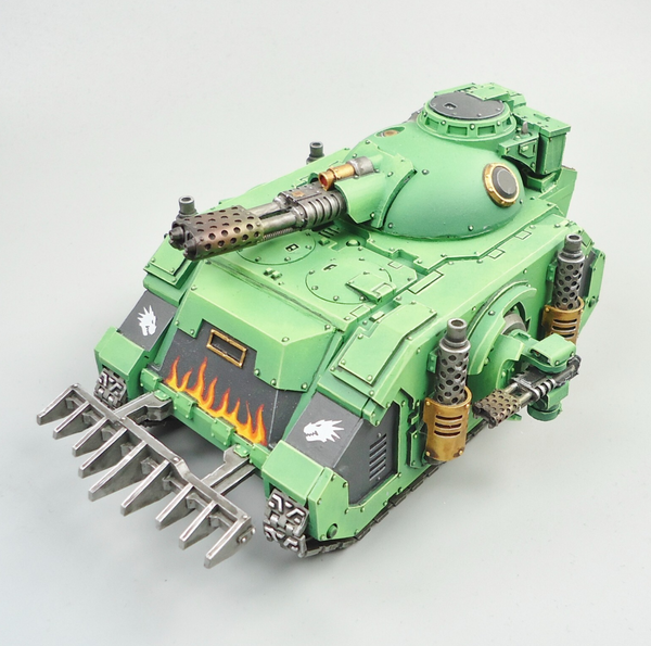 Salamanders Deimos Predator Painted - Warhammer 40k Army Space Marines