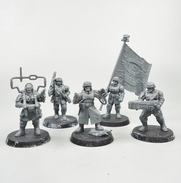 Warhammer 40k Army Astra Militarum Imperial Guard Cadian Command Squad