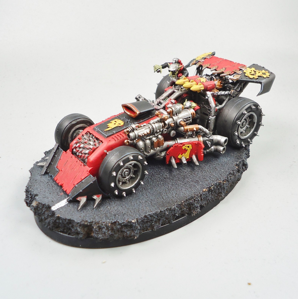 Ork Shokkjump Dragsta Painted And Based - Warhammer 40k Army