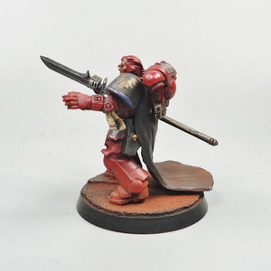 Blood Angels - Proxy Converted Lieutenant Painted Warhammer 40k - Space Marines