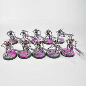Necron Warriors x10 Painted - Necrons - Warhammer 40k - GW - 40,000