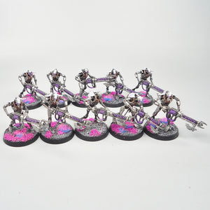 Necron Warriors x10 Painted - Necrons - Warhammer 40k - GW - 40,000
