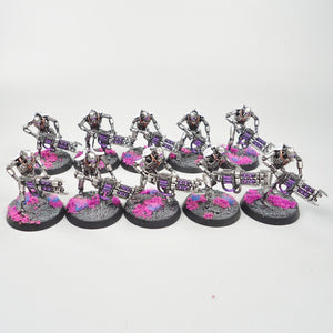Necron Warriors x10 Painted - Necrons - Warhammer 40k - GW - 40,000