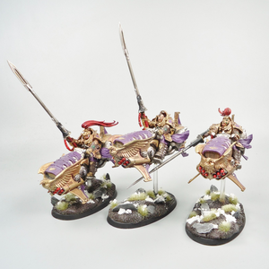 Adeptus Custodes - Vertus Praetors x3 Painted - Warhammer 40k
