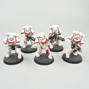 White Scars Primaris Intercessors x5 Painted - Warhammer 40k Army Space Marines