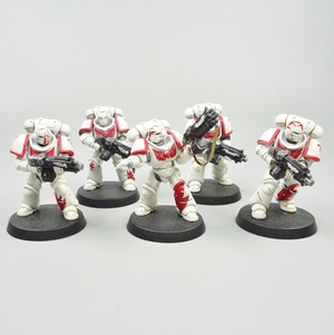 White Scars Primaris Intercessors x5 Painted - Warhammer 40k Army Space Marines