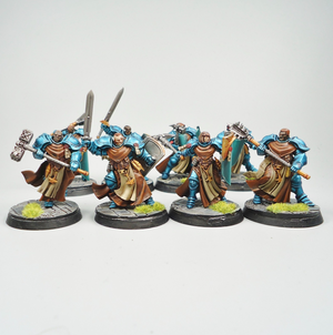Stormcast Eternals x8 Painted - Warhammer Fantasy - Age of Sigmar Army