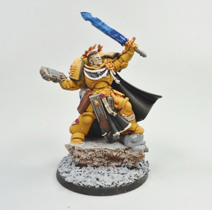 Imperial Fists - Captain Painted -  Warhammer 40k - Space Marines - 40,000 - GW