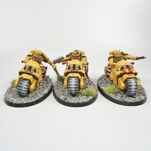 Imperial Fists - Primaris Outriders x3 Painted - Warhammer 40k - Space Marines