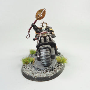 Imperial Fists - Chaplain On Bike Painted -  Warhammer 40k - Space Marines - GW