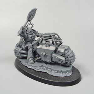 Space Marines Primaris Chaplain On Bike Unpainted - Warhammer 40k - GW