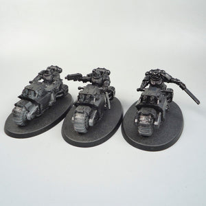 Space Marines Primaris Outriders x3 Undercoated - Warhammer 40k - GW