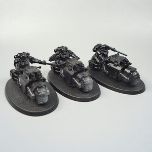 Space Marines Primaris Outriders x3 Undercoated - Warhammer 40k - GW