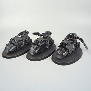 Space Marines Primaris Outriders x3 Undercoated - Warhammer 40k - GW