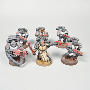 Dark Angels -  6 Man Tactical Squad Painted - Warhammer 40k -  Space Marines