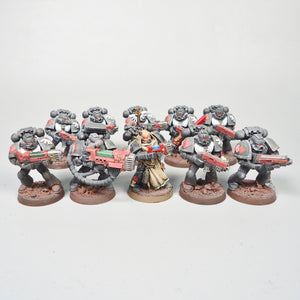 Dark Angels -  10 Man Tactical Squad Painted - Warhammer 40k -  Space Marines