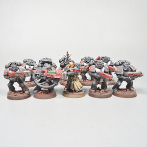 Dark Angels -  10 Man Tactical Squad Painted - Warhammer 40k -  Space Marines