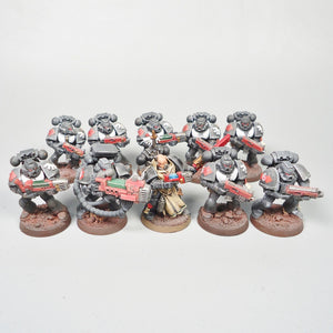 Dark Angels -  10 Man Tactical Squad Painted - Warhammer 40k -  Space Marines