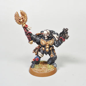 Warhammer 40k Crimson Fist Space Marines Chaplain Painted