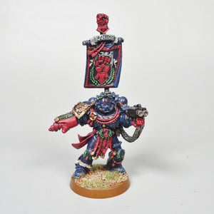 Warhammer 40k Crimson Fist Space Marines Pedro Kantor Painted - Metal OOP
