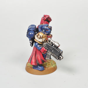 Warhammer 40k Crimson Fist Space Marines Commander Painted