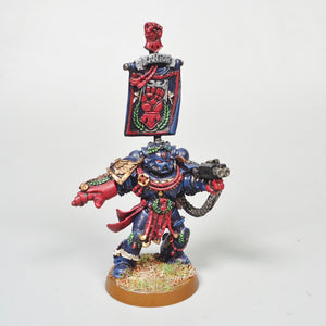 Warhammer 40k Crimson Fist Space Marines Pedro Kantor Painted - Metal OOP