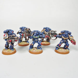 Warhammer 40k Crimson Fist Space Marine Sternguard Veteran Squad Painted Metal