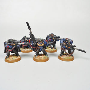 Warhammer 40k Crimson Fist Space Marine Sniper Scouts Squad Painted