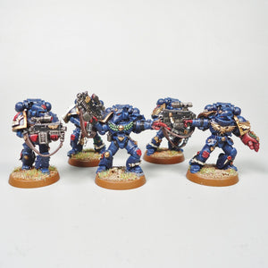 Warhammer 40k Crimson Fist Space Marine Sternguard Veteran Squad Painted Metal