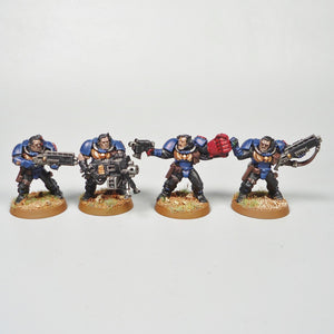 Warhammer 40k Crimson Fist Space Marines Scouts Squad Painted