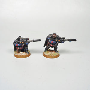 Warhammer 40k Crimson Fist Space Marine Sniper Scouts Squad Painted