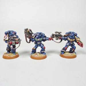 Warhammer 40k Crimson Fist Space Marine Sternguard Veteran Squad Painted Metal