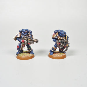 Warhammer 40k Crimson Fist Space Marine Sternguard Veteran Squad Painted Metal