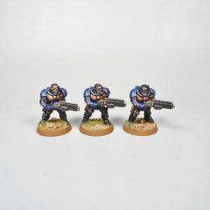 Warhammer 40k Crimson Fist Space Marines Scouts Squad Painted