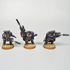 Warhammer 40k Crimson Fist Space Marine Sniper Scouts Squad Painted