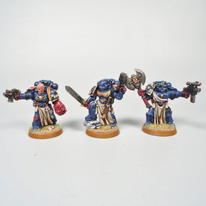 Warhammer 40k Crimson Fist Space Marine Veteran Squad Painted Metal