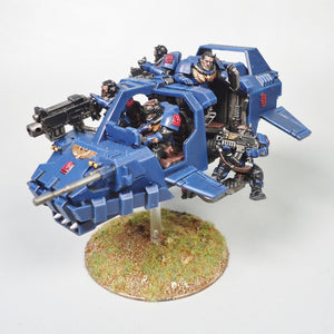 Warhammer 40k - Space Marines - Crimson Fists Land Speeder Storm  - Painted