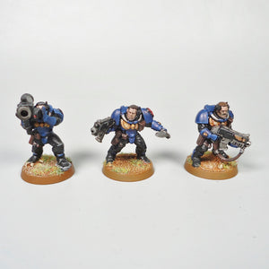 Warhammer 40k Crimson Fist Space Marines Scouts Squad Painted
