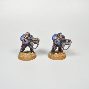 Warhammer 40k Crimson Fist Space Marines Scouts Squad Painted