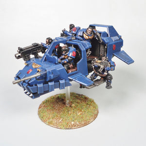 Warhammer 40k - Space Marines - Crimson Fists Land Speeder Storm  - Painted